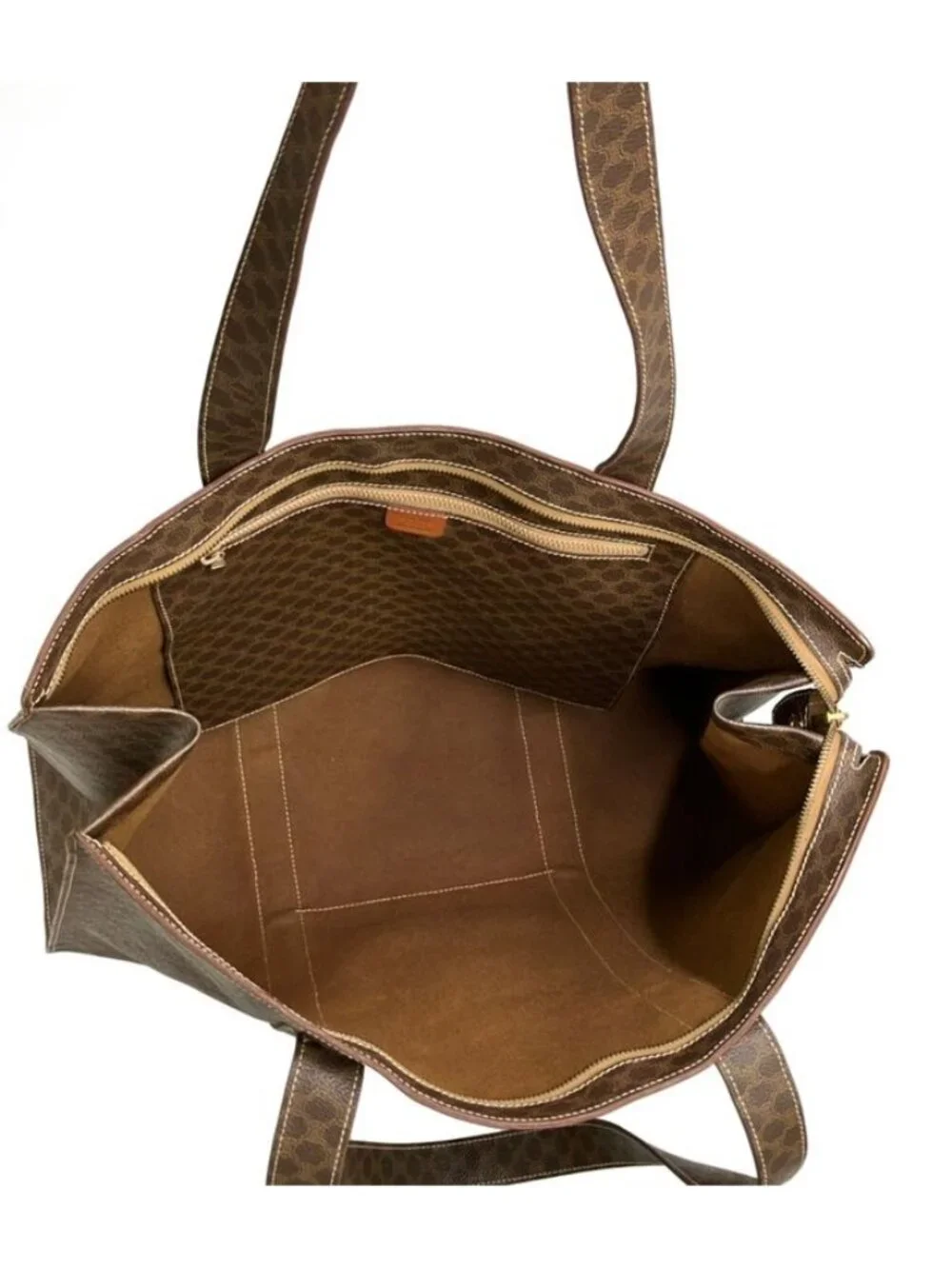 ★SOLD★ Celine Tote Macadam Brown - Picture 5 of 10